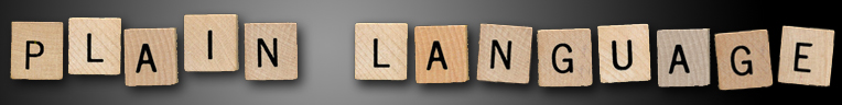 Banner image for Plain Language page Banner image for Plain Language page